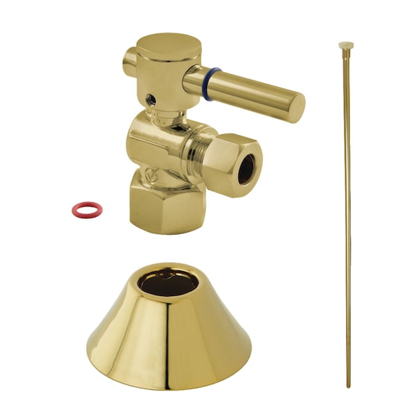 CC43107DLTKF20 Modern Plumbing Toilet Trim Kit, Brushed Brass
